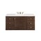 James Martin Vanities Amberly 48in Single Vanity, Mid-Century Walnut w/ 3 CM White Zeus Top 670-V48-WLT-3WZ - alternate 2